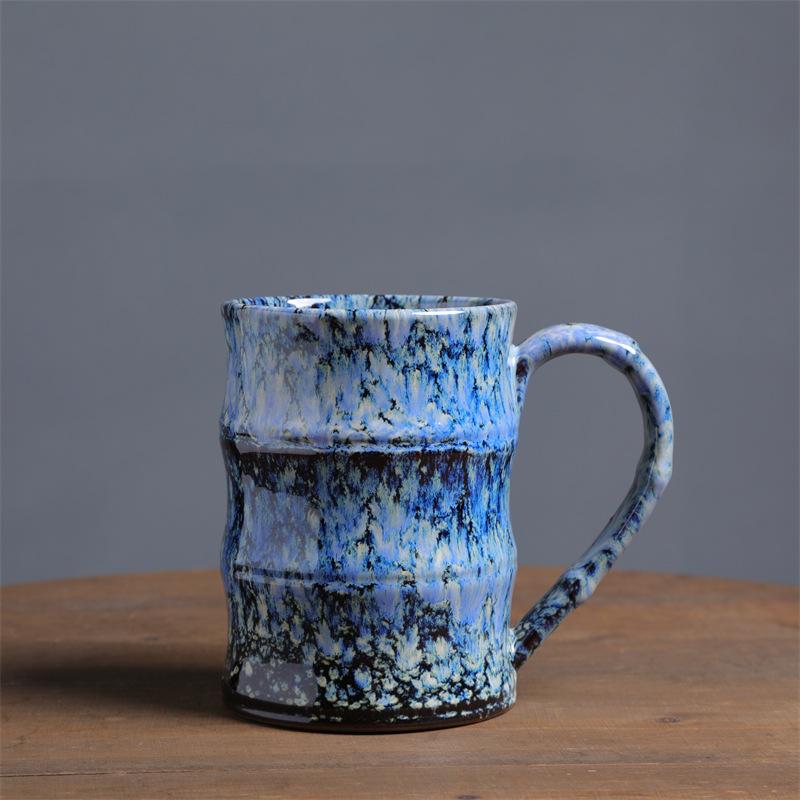 Large-Capacity Ceramic Kiln Change Water Cup Creative Coffee Cup Hot-Selling Ceramic Cup Creative Cup