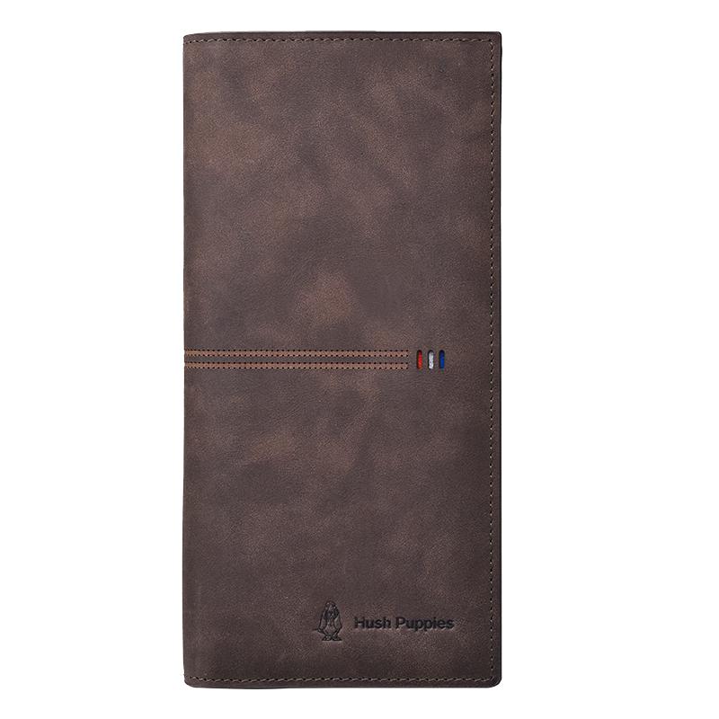 Мужской кожаный длинный кошелек Hush Puppies