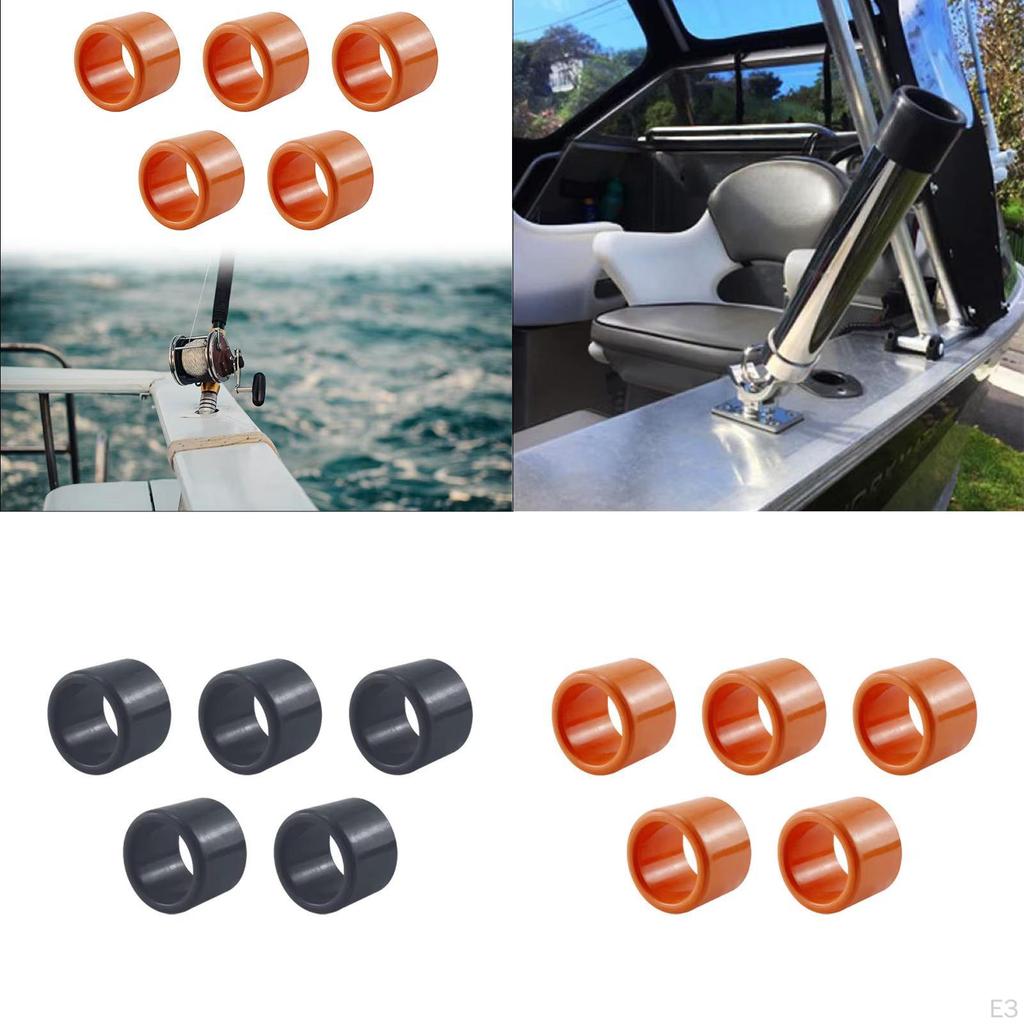 5 Stück Angelrutenhalter Einsatz Rutenablage Rack Röhrenschutz für Boot