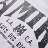 736 Amiri 2025 Sommer Neue Männer und Frauen Lose Hohe Qualität Baumwolle Plus Größe T-shirt Paar T-Shirt Alphabet heißer silber