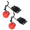 2pcs Universal Running Machine Safety Key Treadmill Magnetic Security Switch Lock Emergency Stop Switch for Exercise