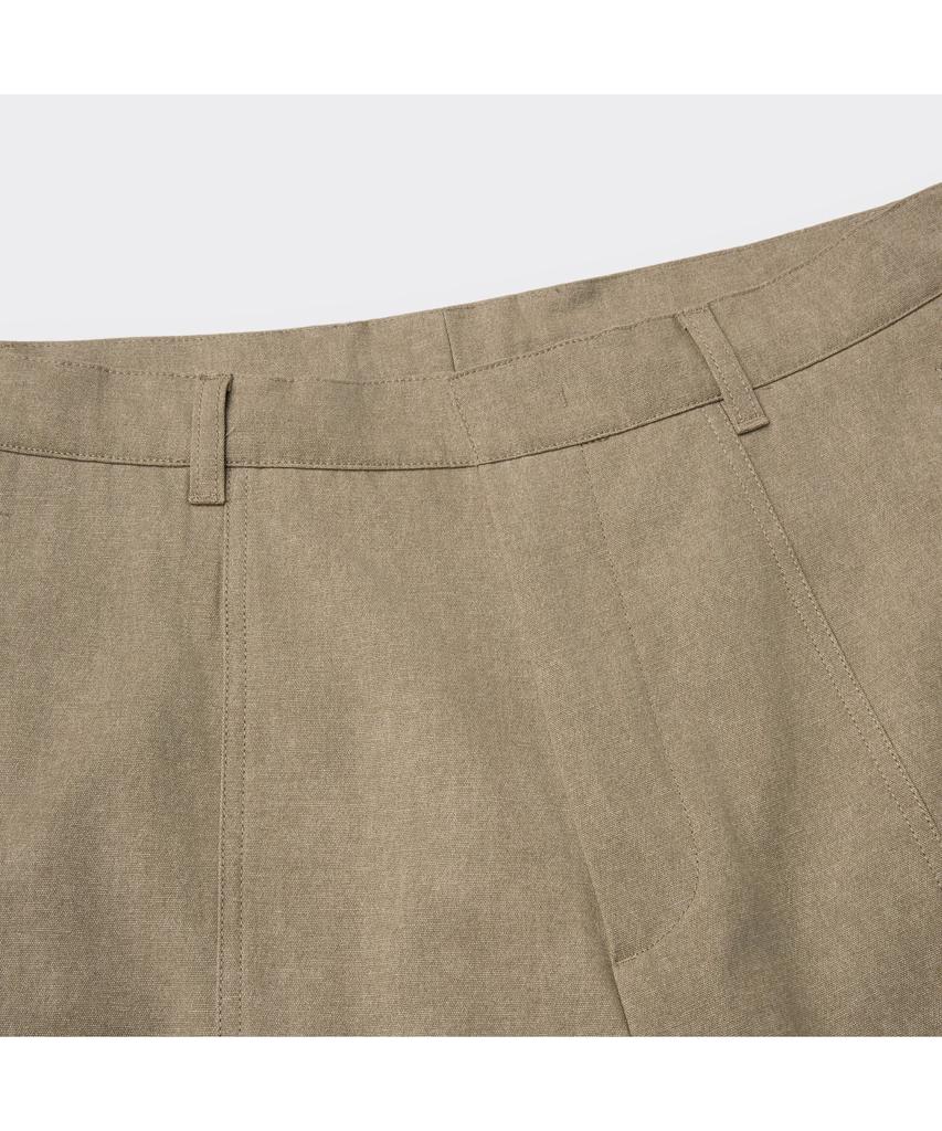 Keoseuuteommellou Beige Cotton Bdu Shorts Cwpam26363Bex
