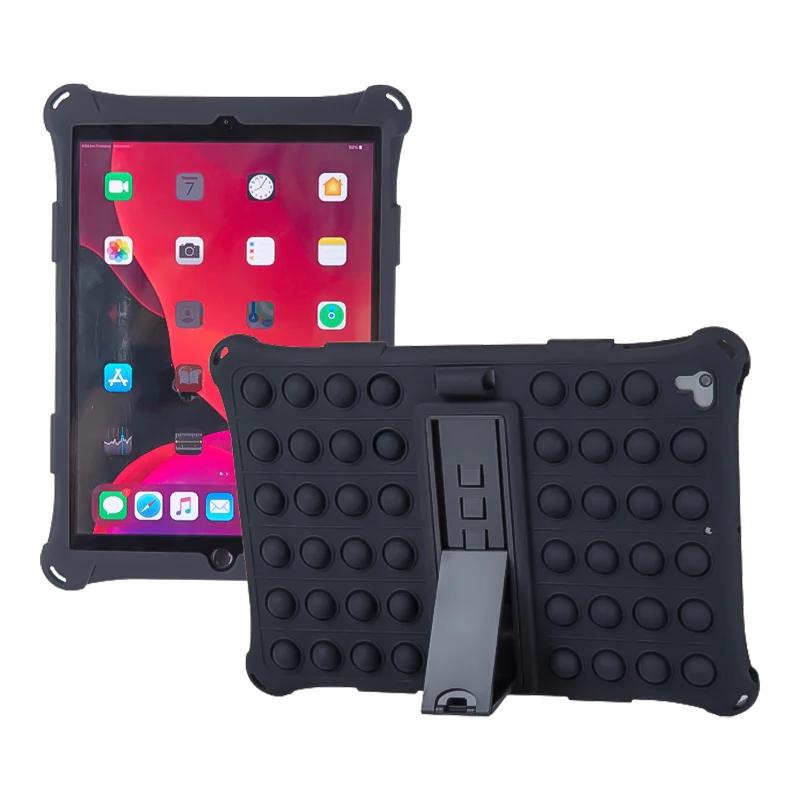Hoesje voor iPad 10.2 7e 8e 9e 10e 10.9 11e A16 Tablethoes iPad Air 11 - Mini 2 3 4 5 Pro 11 9.7 10.5 Hoesje iPad Air11 2024 2025&no strap no pen zwart