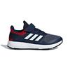 Adidas Fortafaito El Fabric Slip Resistant Abrasion Resistant Low top Kids' Running Shoes Blue White Red Kids' F34122