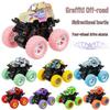 Off-Road Inertial Pull-Back Four-Wheel Drive Toy Car for Kids