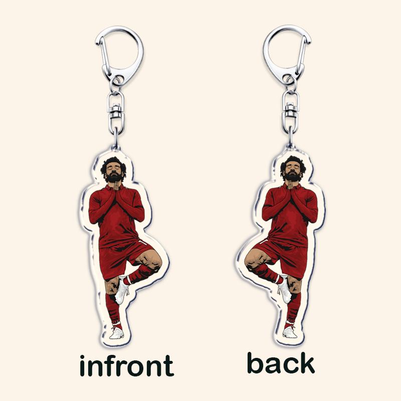 Popular Soccer Ball Player Keychains for Accessories Bag Football Key Chain Ring Fans Gifts Friends Keyrings 4