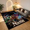 Custom O-One Piece Area Rug Carpet For Bedroom Game Playroom Living Room Nonslip Sofa Office Home Decor Doormat Christmas Gift