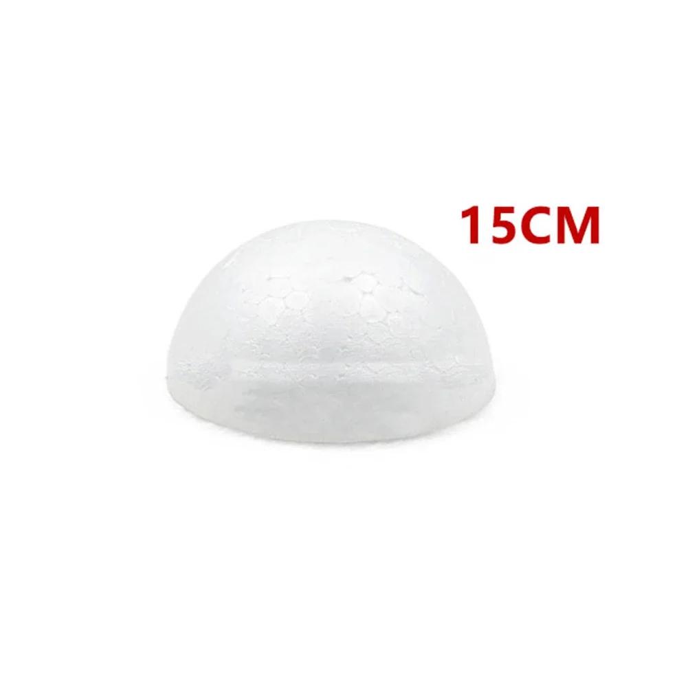 

Blank Half Round Polystyrene Foam Ball For DIY Wedding Party Christmas Decor White Decorative Flower Ball 15cm/18cm/20cm/25cm
