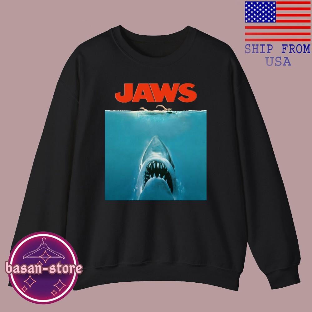 JAWS Movie Black Size S3XL Unisex T-Shirt XXXL