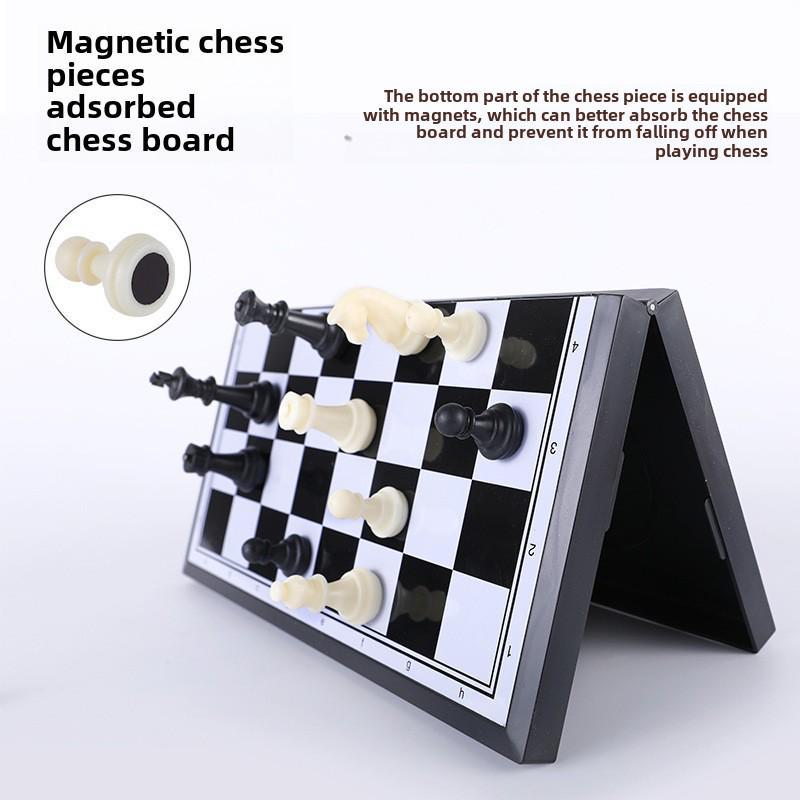 Foldable Magnetic Chess Set: Compact Chessboard for Children's Parent-Child Entertainment and Puzzle Fun