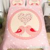 Boho Mandala Duvet Cover Set Hummingbird Bedding Set Microfiber Farmhouse Cute Birds Comforter Cover Queen For Kids Boys Girls