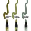 AK Interactive AK Real Color Marker WW2 Allied Cockpit Colors Set Markers for Models RCM109 3-Color Water-Based