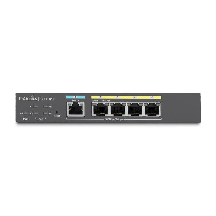 EnGenius EXT1105P Switch Gestito L2 Gigabit Ethernet 5 Porte PoE Cloud Nero