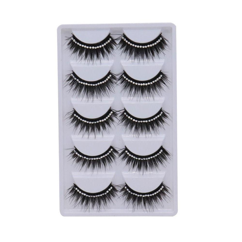 Women Beauty Fuffy Lashes Thick Long Eye Lashes False Eyelashes Eye Extension Diamond Manga Lashes