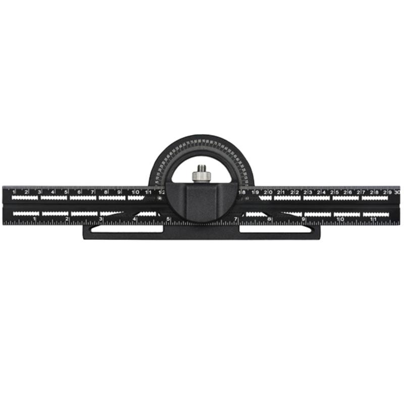 

Multipurpose 300mm/500mm Angles Finder Combination Square Ruler Tool with Clear Scale for Professional Building Projects