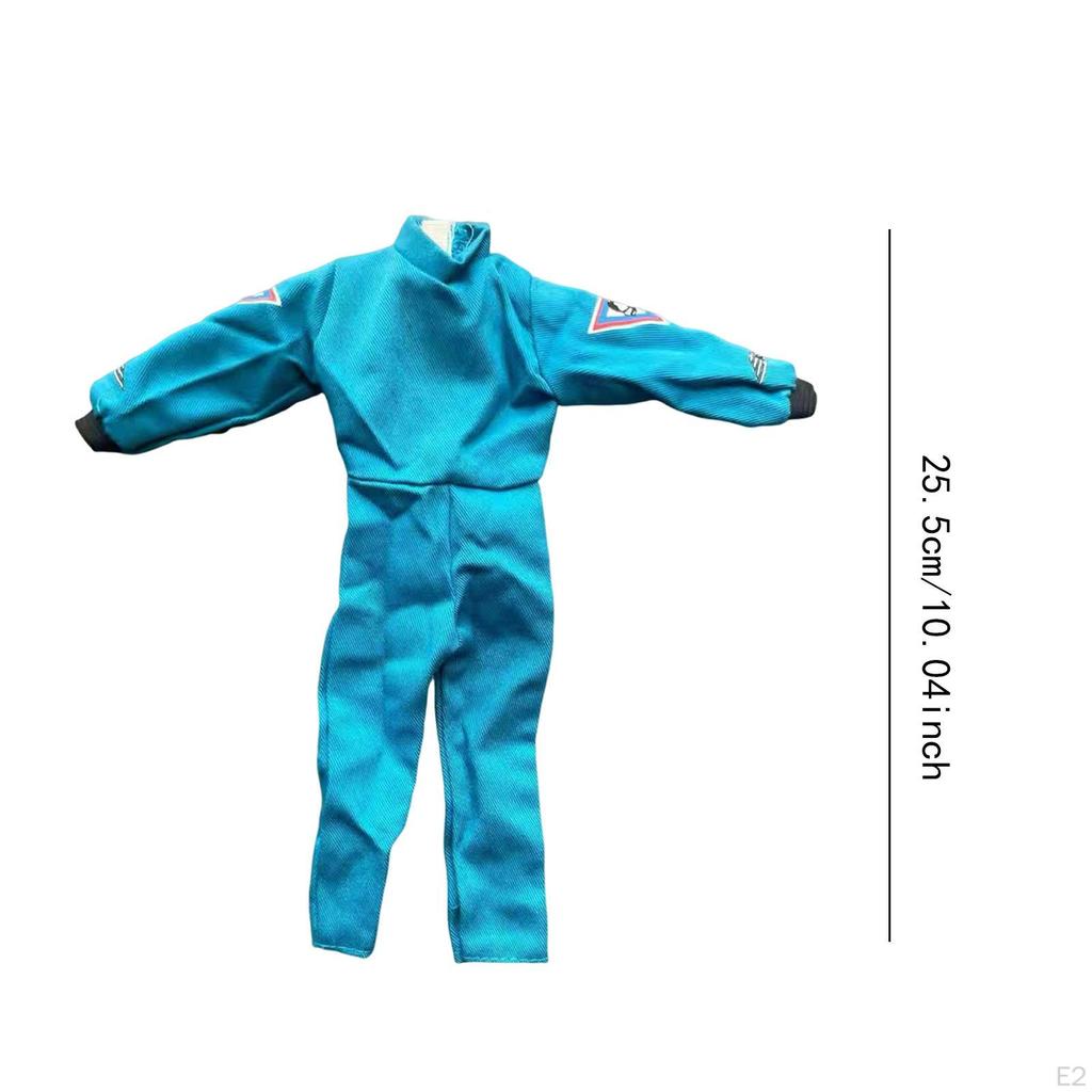 1:6 Scale Action Figure Clothes,Miniature Clothing,Jumpsuit,Dress up,Trendy Uniform Doll Costume for