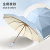 Automatic Umbrella Sunscreen, UV Protection, Weather and Rain Dual-purpose Double Enlarged Solid Folding Men's and Women's Sun Umbrella, Wind Resi
