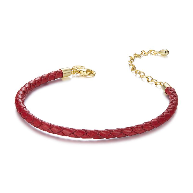 

WOSTU 925 Silver New Year Gift Lucky Red KOI Charm Lucky Bag Pendant Pawprint Beads Fit Fortune Red Rope Bracelet DIY Jewelry
