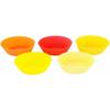 Ippinsha Silicone Cups, Set of 5, Microwave, Dishwasher, and Oven Safe, Yellow, Sugar Land, 41206-4