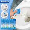 Jakehoe Schiuma Detergente per WC in Polvere Confezione Grande Pulizia WC Potente Schiuma Rapida Rimuove Facilmente Macchie e Calcare Urinario