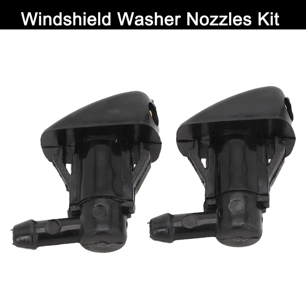 2Pcs Car Windscreen Washer Windshield Wiper Jet Spray Nozzle  Dual Holes Windshield Washer Nozzle For Hyundai For Tucson