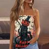 Sommer Schlauchtops für Damen, Niedliches Sexy Off-Shoulder Print Ärmelloses T-Shirt