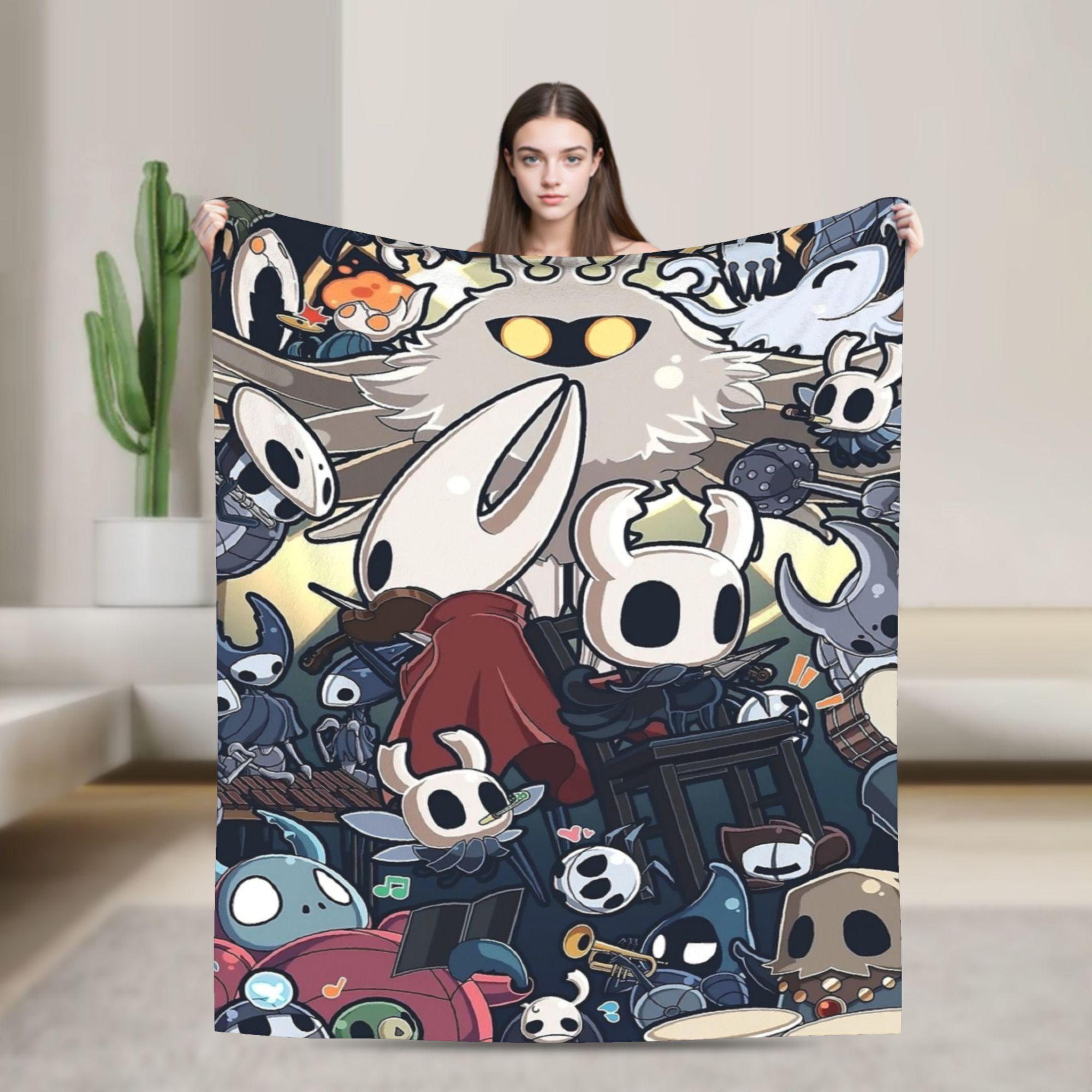 

Hollow Knight Flannel Blankets Action Adventure Awesome Throw Blankets for Home 125*100cm Rug Piece 150x180cm