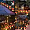 8-Piece Solar Outdoor Mushroom Lights Set for Garden Courtyard Lawn Decorative Ambiance Lighting