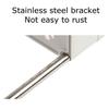 White 4-Tier Multifunction Kitchen Trolley Rack Wide Slim Space Saver Bathroom Kitchen Storage Shelf with Wheels PP And Steel
