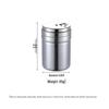 Wutuo Korean Style Stainless Steel Rotary Seasoning Jar Set