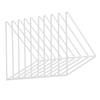 Desktop   Rack Rustproof Simple   Geometric Iron File Holder Decoration for   Study Living Room