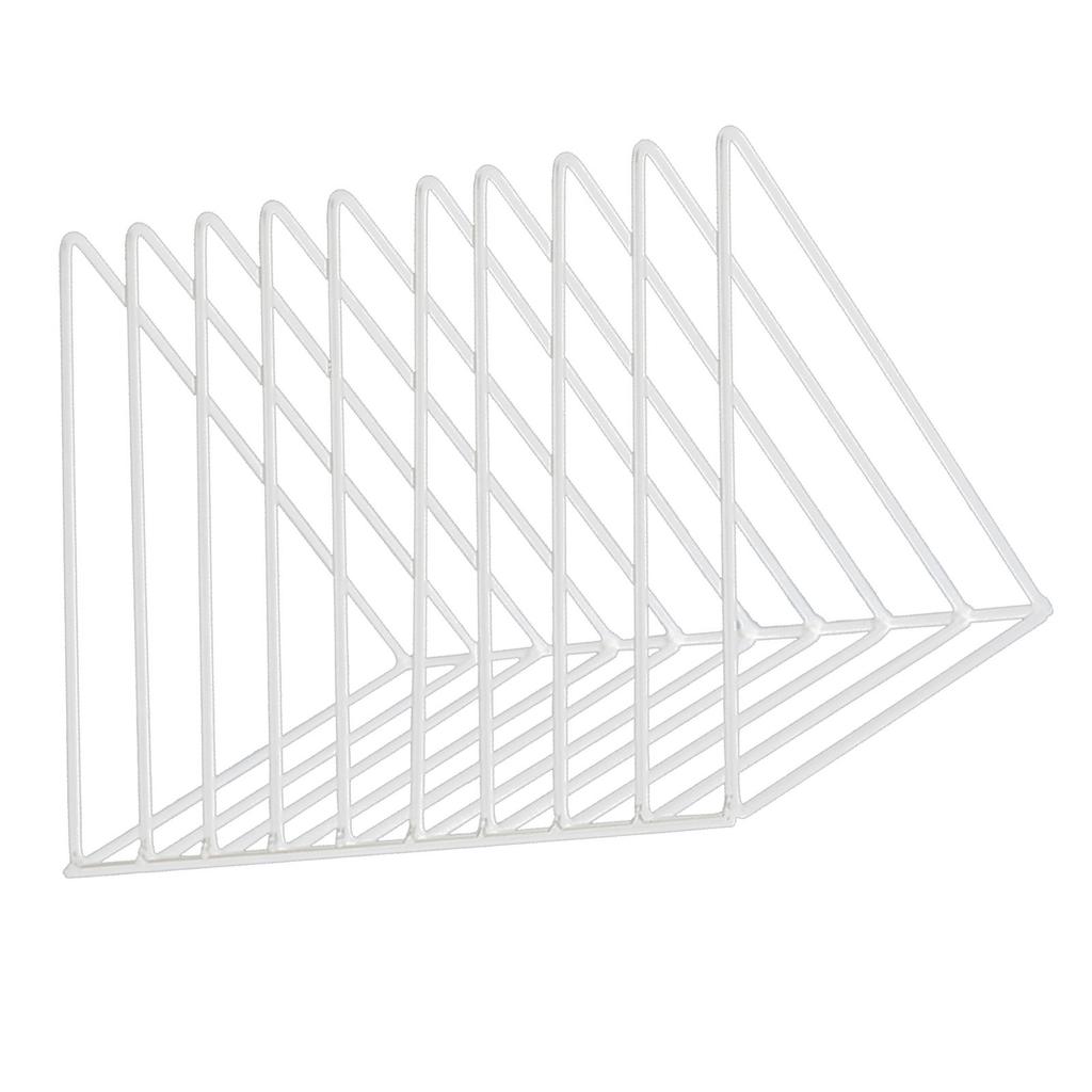 Desktop Rack Rustproof Simple Geometric Iron File Holder Decoration for Study Living Room