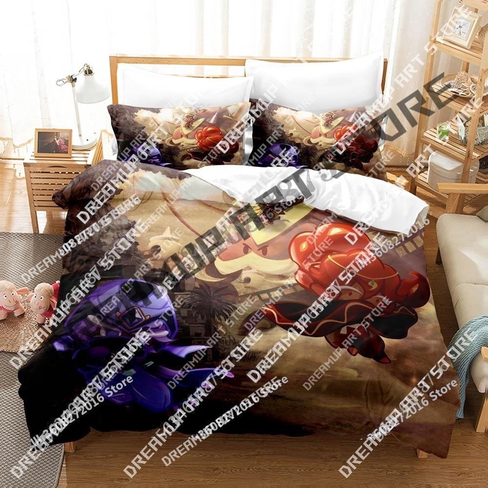 3D Print Game Anime Cookie Run OvenBreak Bedding Set Single Twin Full Queen King Size Bed Set Adult Kid Bedroom Duvetcover Sets