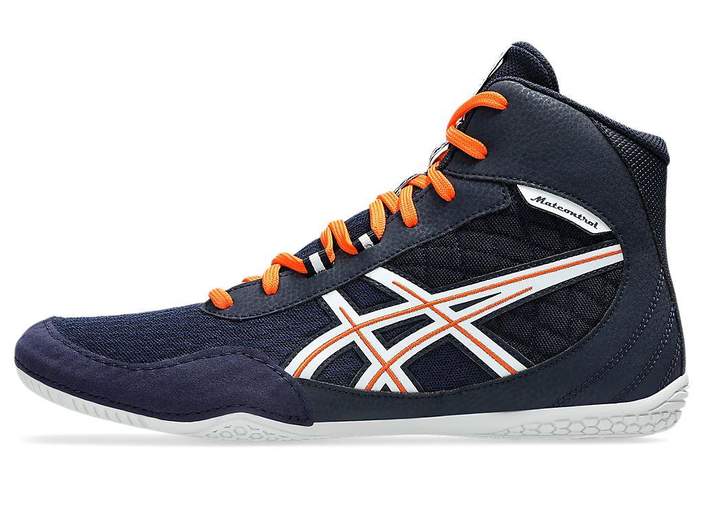 ASICS MATCONTROL 4 Trainingsschuhe Unisex Mittelhoch Dunkelblau/Weiß 38 black