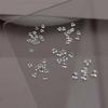 10Pcs Sparkle Mini 2Mm-6Mm White Clear Translucent Pile Diamonds Nail Art  Jewelry Decorations Manicure Ornaments