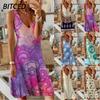 Fashion Summer Spring Sleeveless V-Neck Casual Dresses