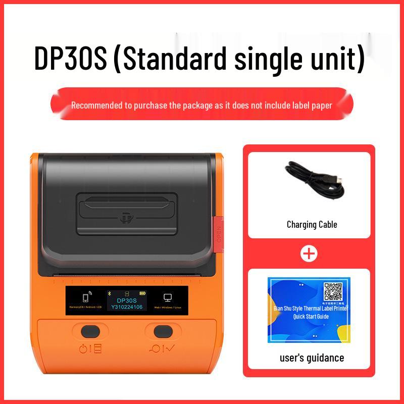 Detong DP30S Portable QR Code & Barcode Label Maker