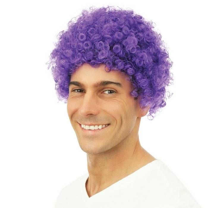 Perruque courte frisée - PTIT CLOWN - 68054 - Violet - Accessoire Déguisement - Adulte