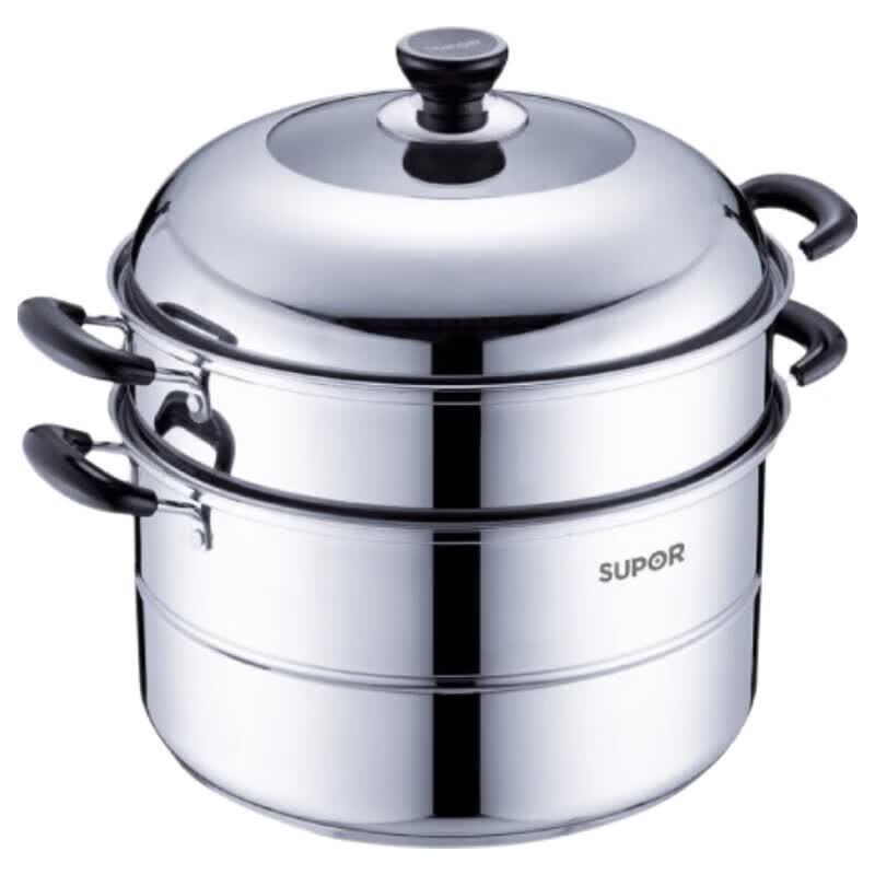 Supor Stainless Steel Double-Layer Steamer Pot