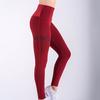 Calças Leggings de Treino Sem Costura de Cintura Alta para Levantamento de Quadril para Mulheres Listradas Calças de Ginástica