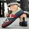 Fashion PU Leather Casual Shoes For Man Summer Flat Casual Sneaker Man Buckle Original Designer Men's Shoes Zapatos Para Hombre