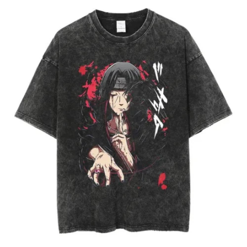 

Аниме-футболка для тренажерного зала «Боец», мужская футболка больших размеров, хлопковая, летняя, с коротким рукавом, футболка Харадзюку, топ, одежда 3XL