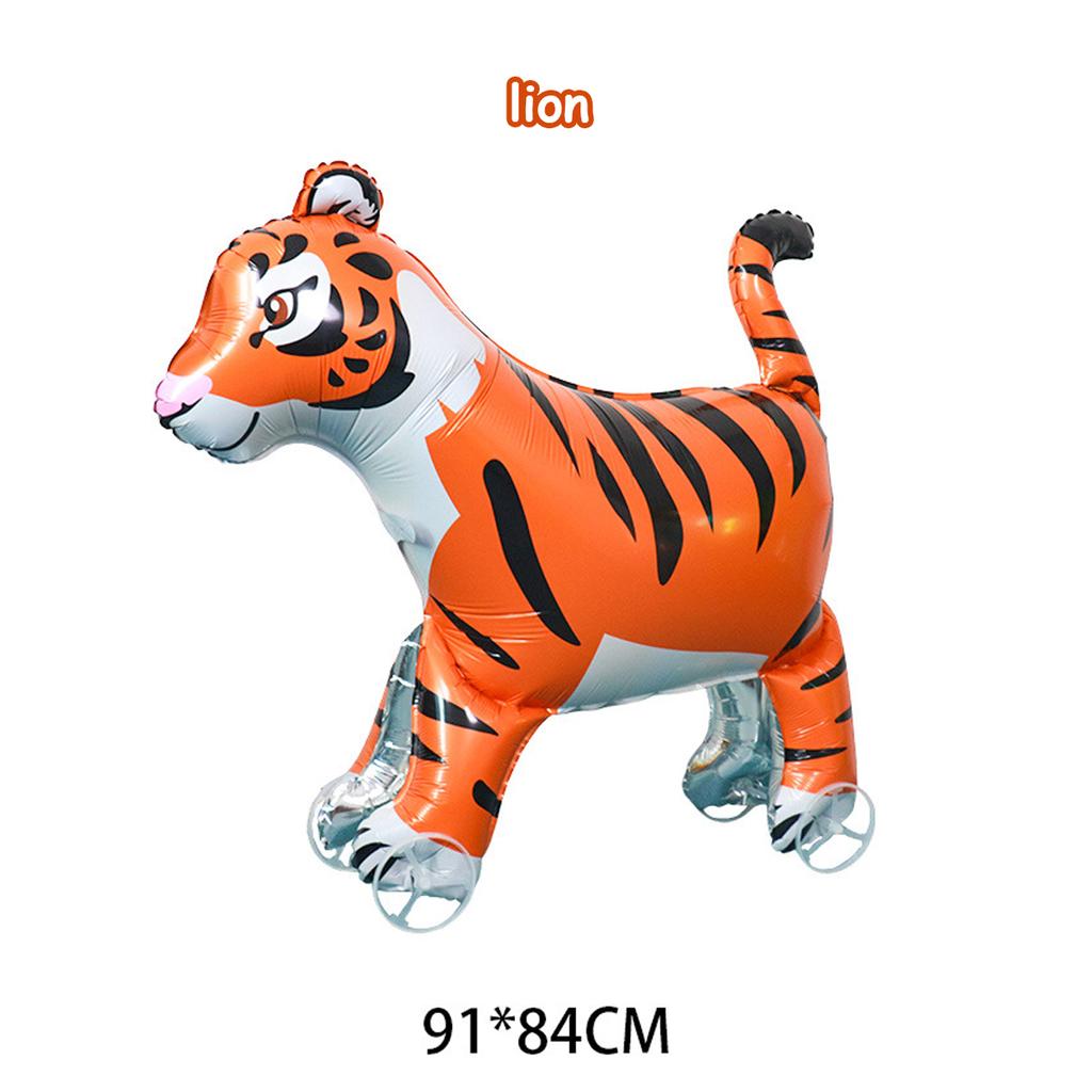 Uroczy balon 4D w kształcie zwierzątka z kółkami, montaż balonów w kształcie zwierząt, imprezy ze zwierzętami, urodziny, baby shower, dekoracje zabawek