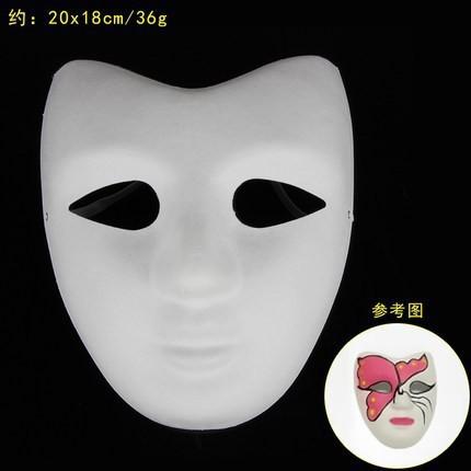 Blank Pulp Paper Half-Face Full-Face Masks for Halloween Children's DIY Hand-Painted Horse-Shaped Ladle Cartoon Style Made China