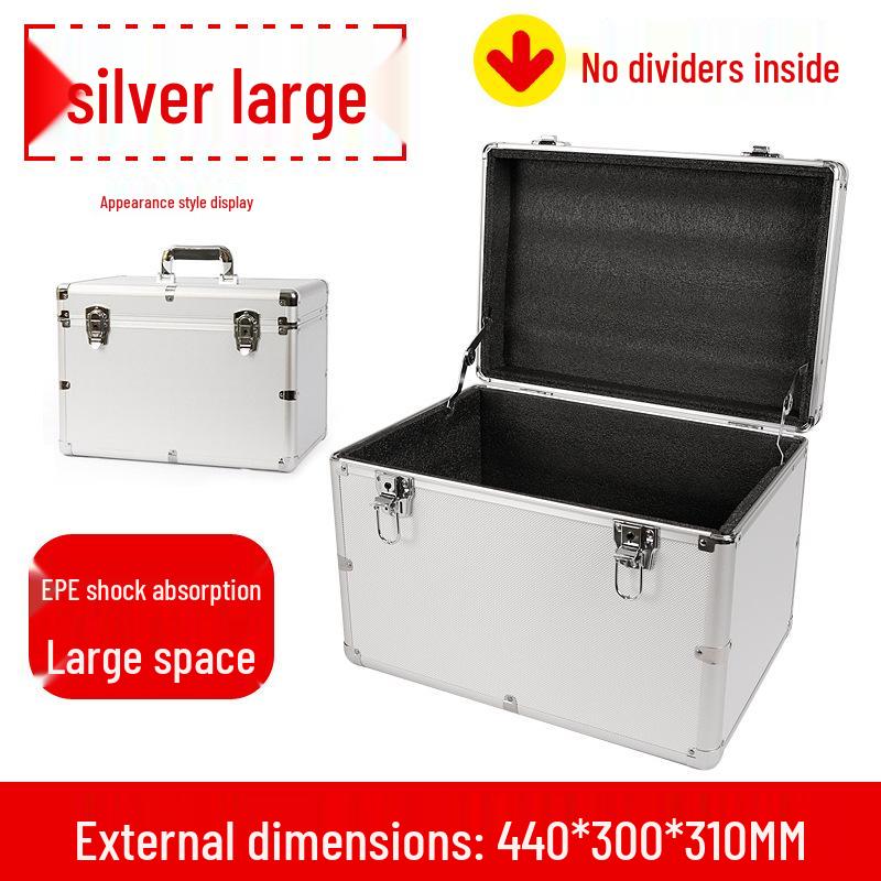 Portable Aluminum Alloy Lockable Tool and Beauty Storage Case