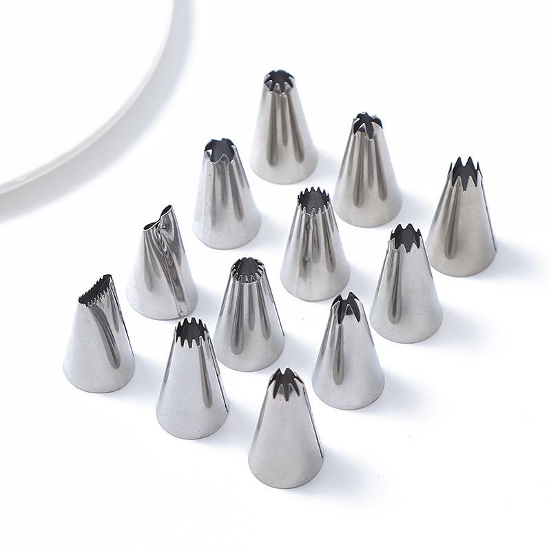 304 Stainless Steel Piping Tips Baking Cream Extruder Kit
