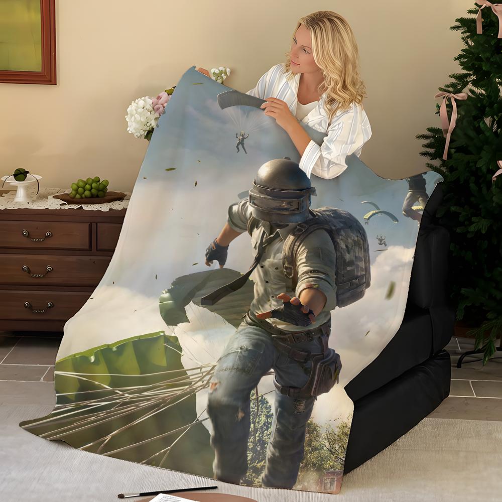 Game P-Pubg Throw Flannel Blanket, Soft Warm, Durable  Washable Cute Cool
