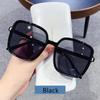 Square Sunglasses Woman Retro Vintage Gradient Sun Glasses Female Clear Lens Black White  Glasses Women