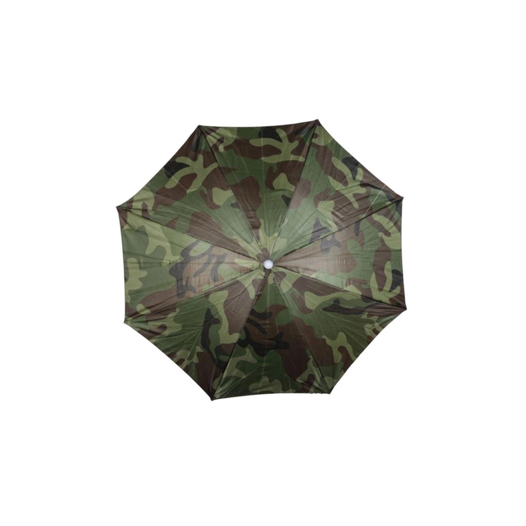 Ombrello da Testa a Mani Libere Cappello da Pesca Regolabile Ombrello Esterno Impermeabile Portatile Copertura Protezione Sole Pioggia