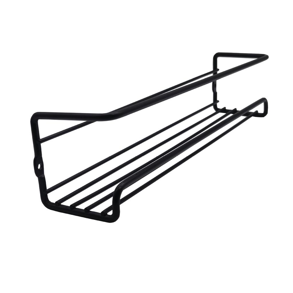 Non 1pcs Perforated Metal Kitchen Shelf For Minimalist Wall Mounted Home Storage